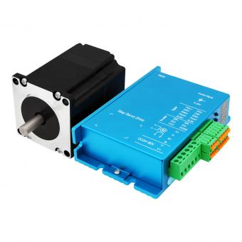 Шаговый сервопривод 1.5 Нм 57EBP75ALC-TF0 + DL57D, шаговый двигатель с энкодером и шаговый серводрайвер