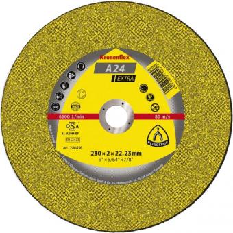 Отрезной круг Kronenflex Klingspor EXTRA A24EX 230x3x22,23 мм