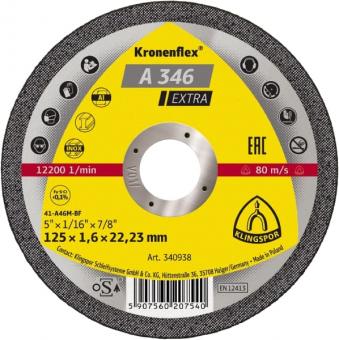 Отрезной круг Kronenflex Klingspor EXTRA A346EX 230x1,9x22,23 мм