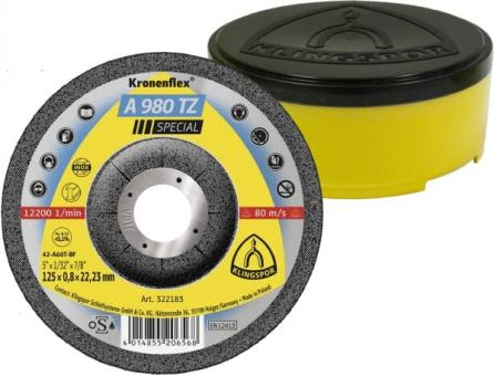 Отрезной круг Kronenflex Klingspor SPECIAL A980TZ 125x0,8x22,23/DO мм