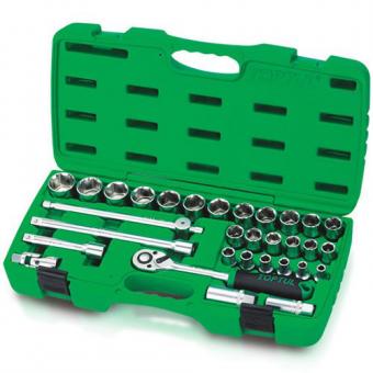 Набор инструментов в кейсе 1/2" 31 ед. TOPTUL