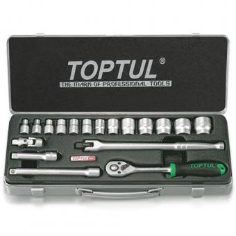 Набір інструментів 3/8" 18 од. TOPTUL