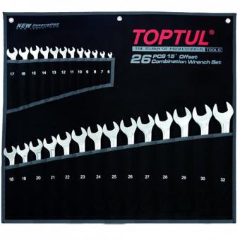 Набор ключей комбинированных 26 шт 6-32 мм TOPTUL Super-Torque