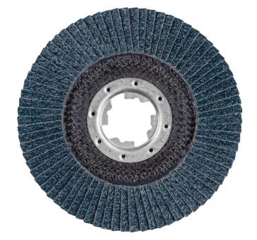 Лепестковый тарельчатый круг Wendt Power Powerflex цирконий X80 тип G29 (конический 15°) 115 мм X-Lock